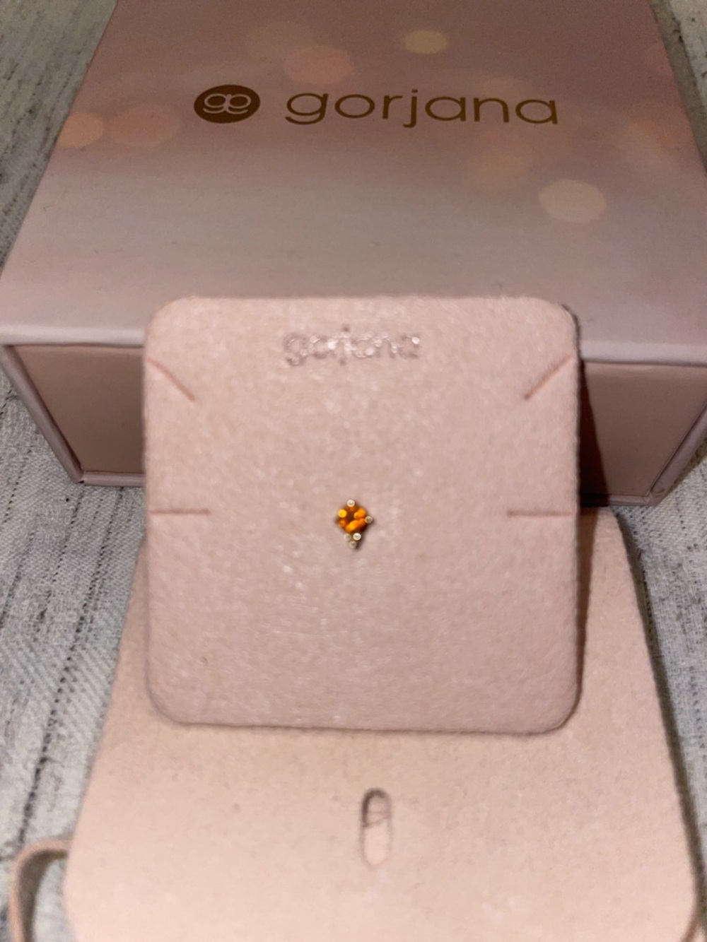gorjana single stud, November birthstone NEW never worn